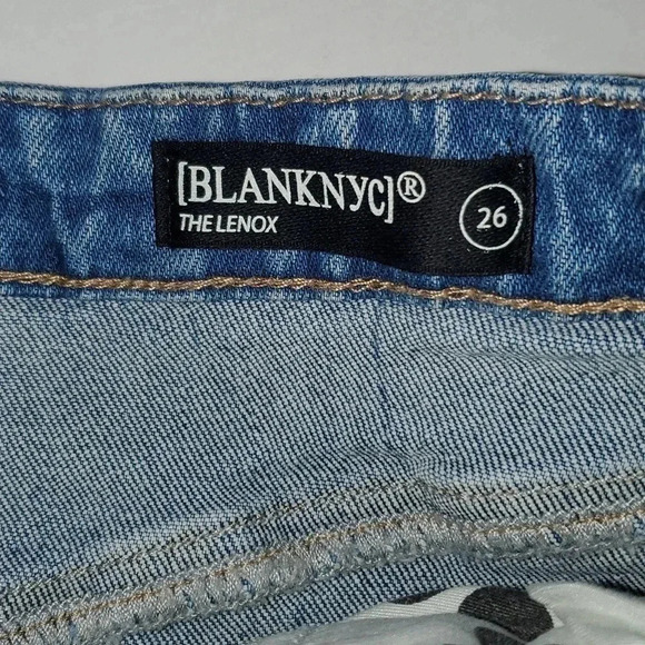 BLANK NYC "The Lenox" High Rise Cut Off Jean Shorts NWT Size 26 - Picture 8 of 9